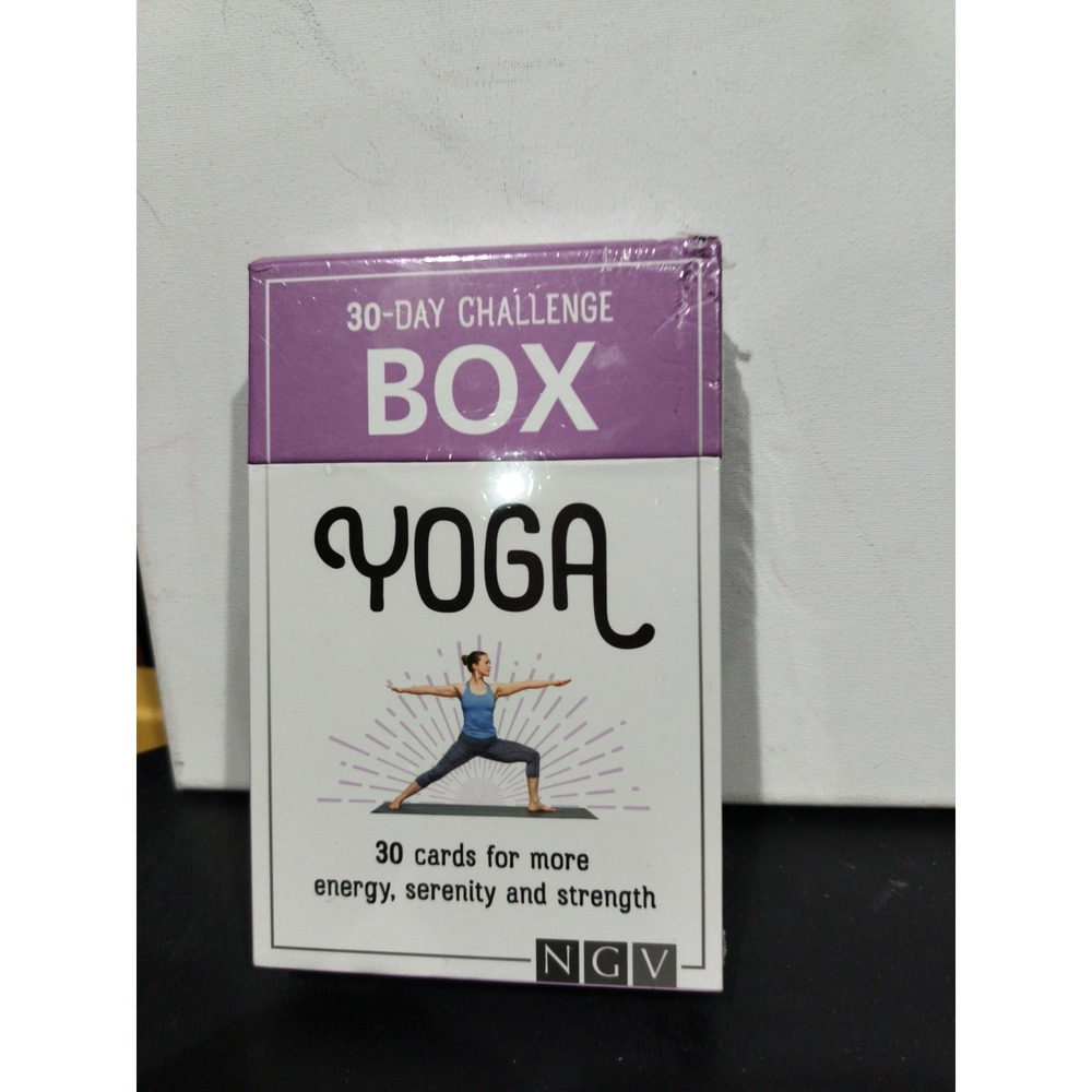 30 Day Challenge Box YOGA At Home Workout ANTI STRESS PROGRAM New Sealed cards